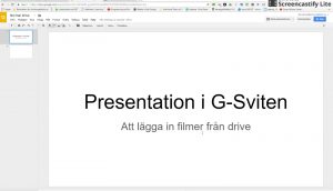 film presentation